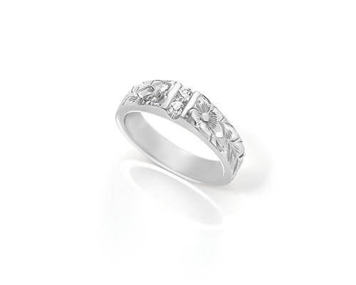 Wailea Diamond Set Ring – The Hawaiian Jewelry Wailea ハワイアン